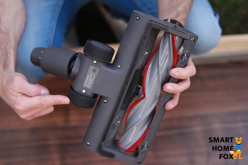 die Rollen der Bürste